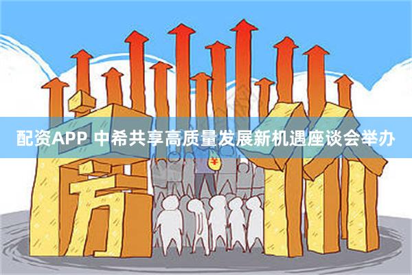 配资APP 中希共享高质量发展新机遇座谈会举办