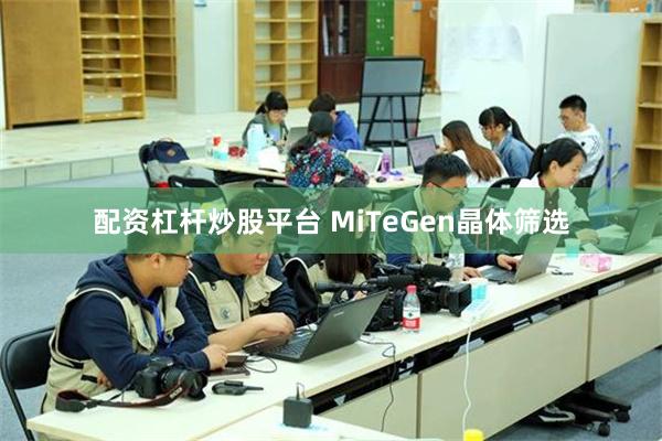 配资杠杆炒股平台 MiTeGen晶体筛选