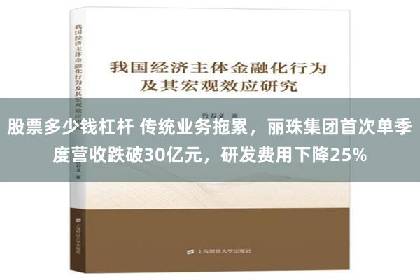 股票多少钱杠杆 传统业务拖累，丽珠集团首次单季度营收跌破30亿元，研发费用下降25%