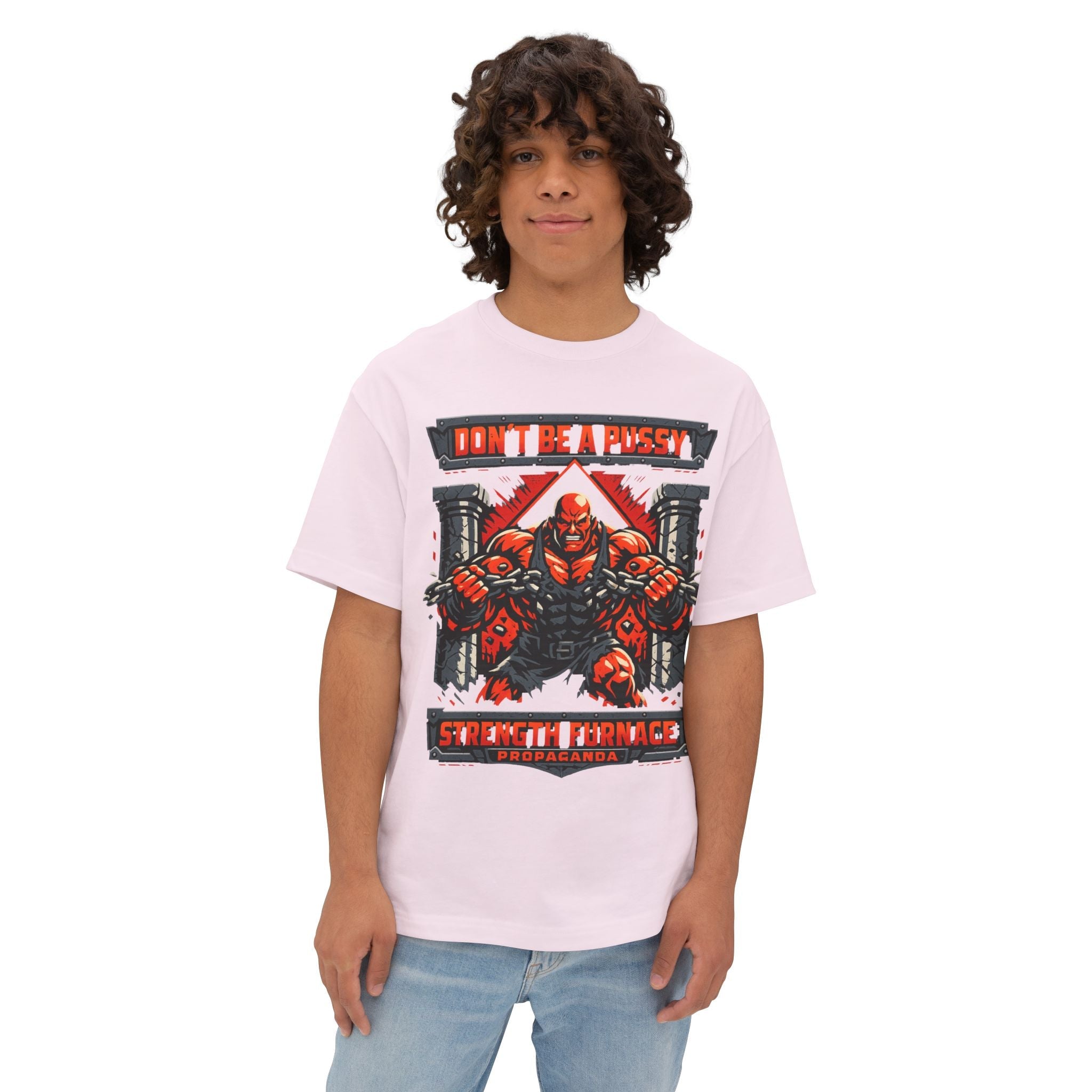 Don't Be a Pussy | Fight a Tiger Graphic Box Tee