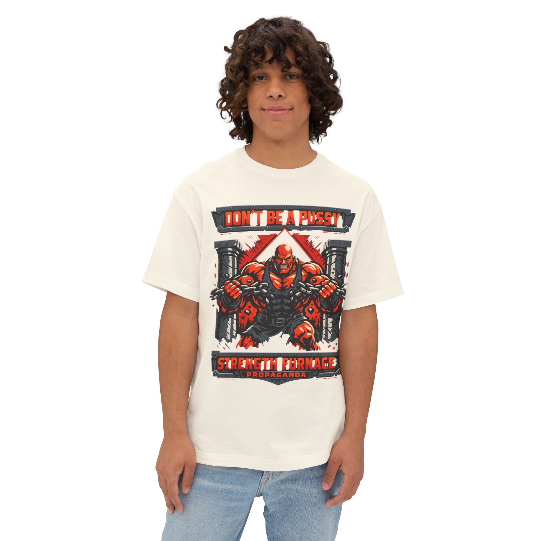 Don't Be a Pussy | Fight a Tiger Graphic Box Tee