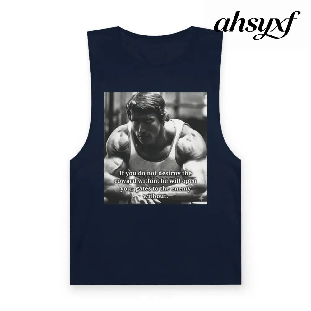 Arnie Tank - Navy / XS - Tank Top