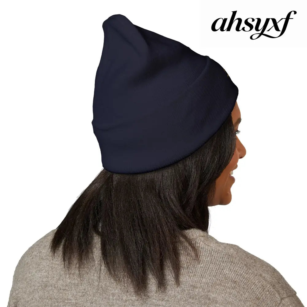 Classic Embroidered Beanie - Hats