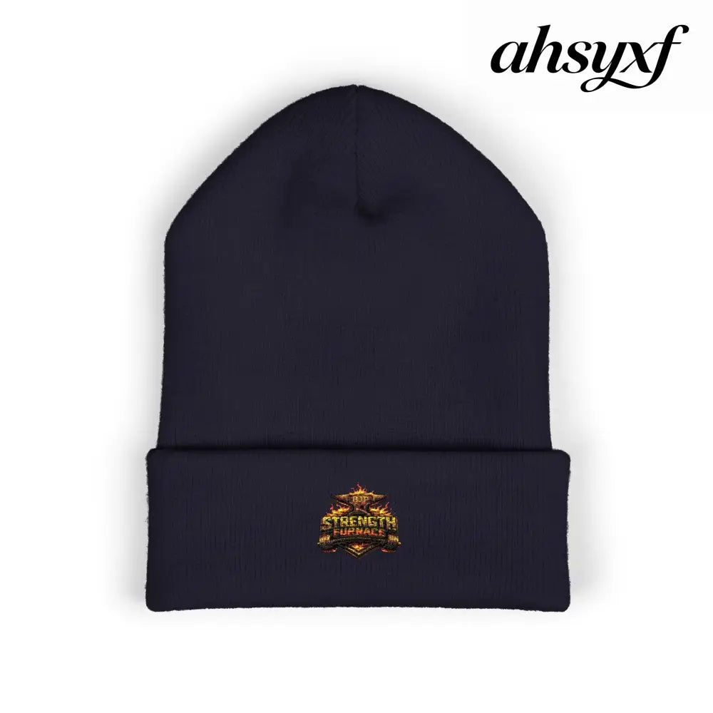Classic Embroidered Beanie - One size / Navy - Hats