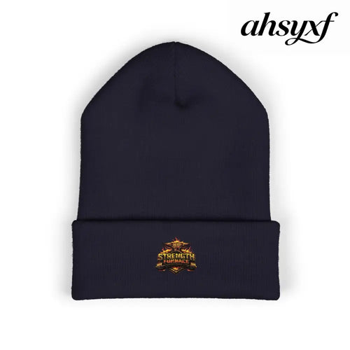 Classic Embroidered Beanie - One size / Navy - Hats