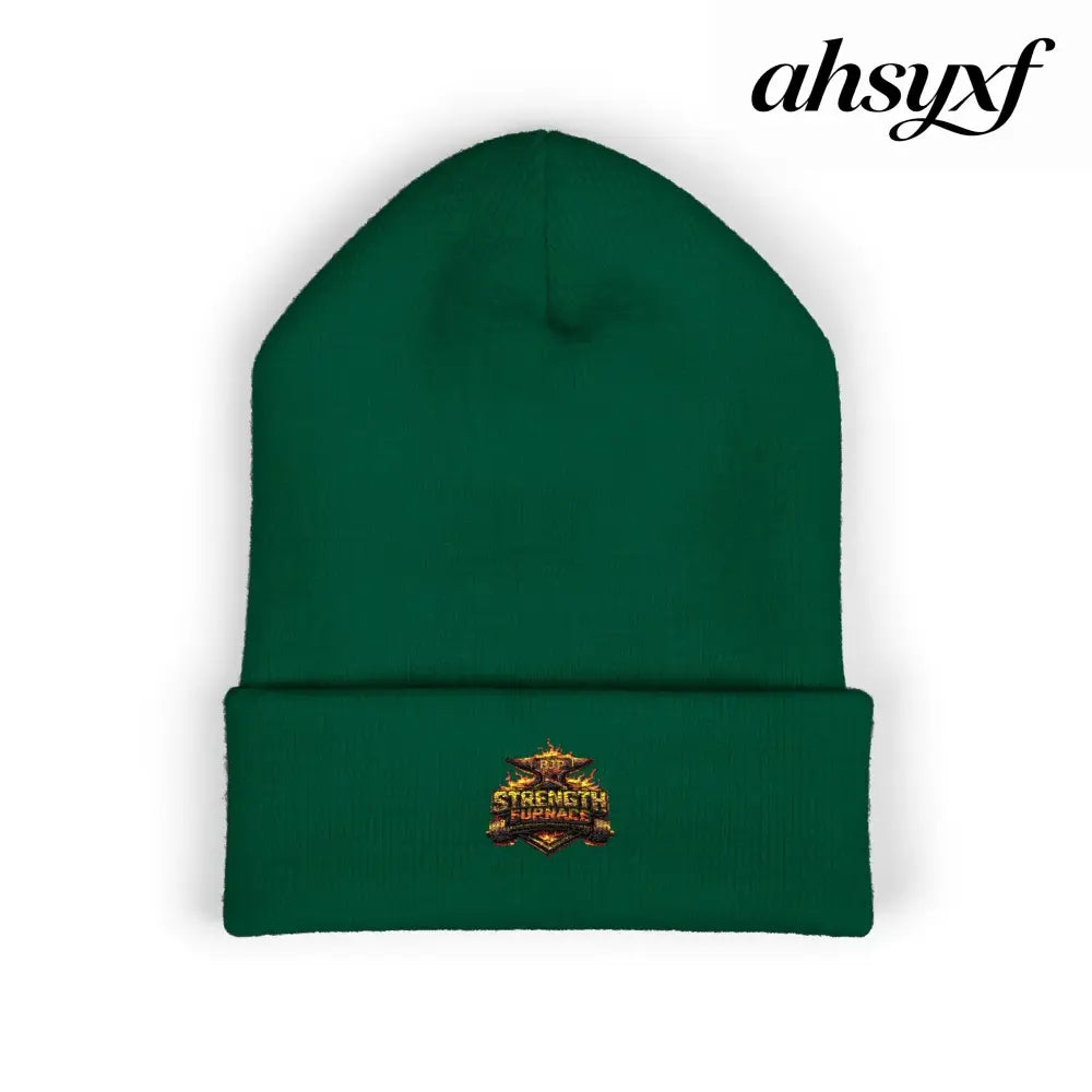 Classic Embroidered Beanie - One size / Spruce - Hats