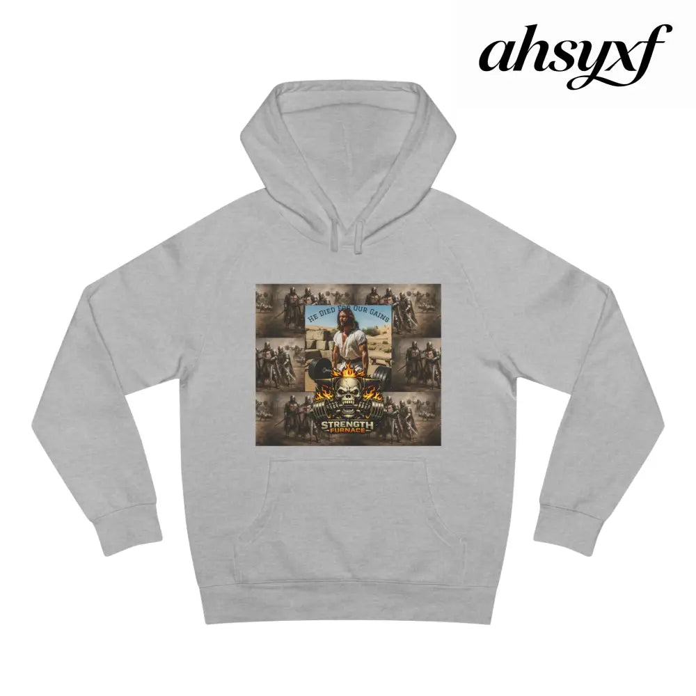 Don’t be a Pussy | God Forbids It Graphic Hoodie - Athletic Heather / XS - Hoodie