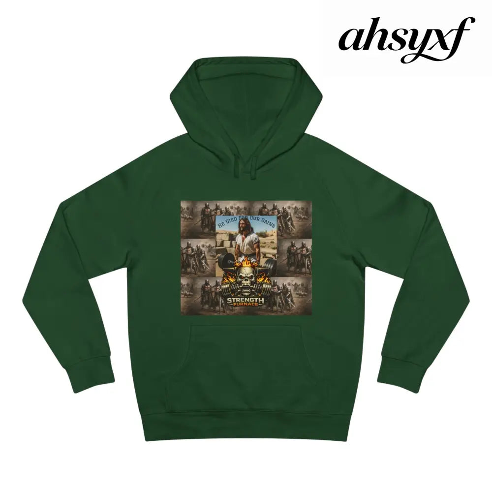 Don’t be a Pussy | God Forbids It Graphic Hoodie - Forest Green / XS - Hoodie