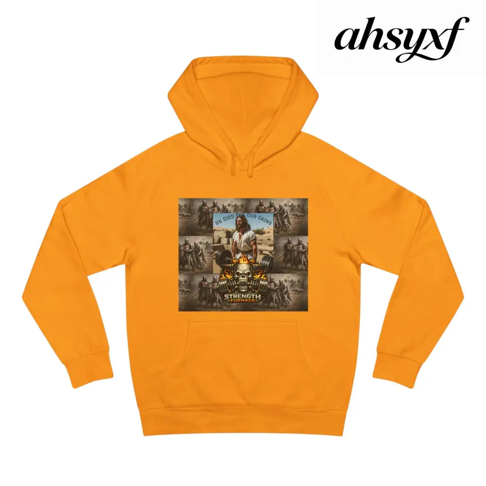Don’t be a Pussy | God Forbids It Graphic Hoodie - Gold / XS - Hoodie