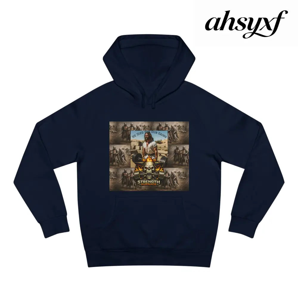 Don’t be a Pussy | God Forbids It Graphic Hoodie - Navy / XS - Hoodie
