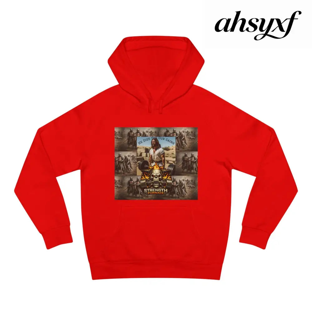 Don’t be a Pussy | God Forbids It Graphic Hoodie - Red / XS - Hoodie