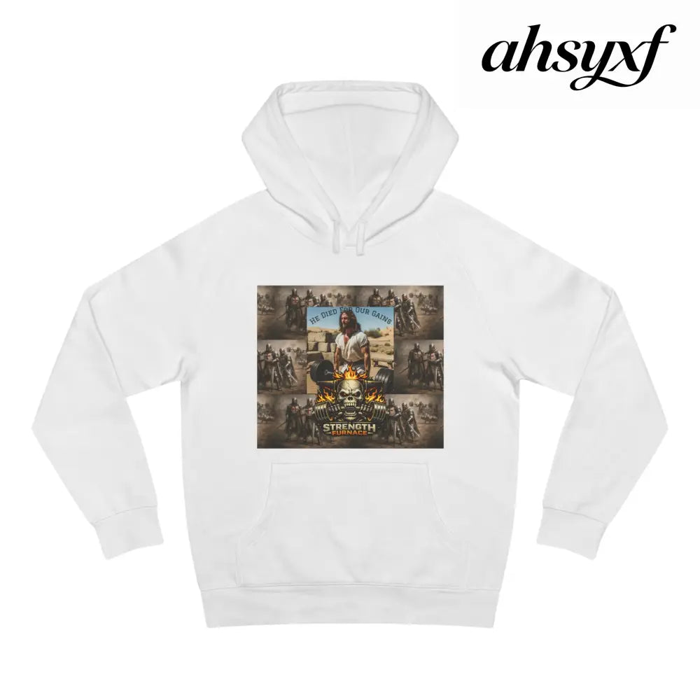 Don’t be a Pussy | God Forbids It Graphic Hoodie - White / XS - Hoodie