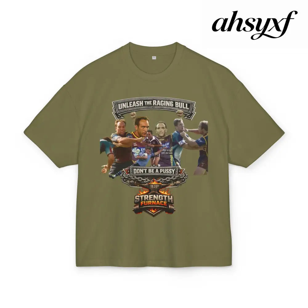 Don’t Be a Pussy | Gorden Tallis Graphic Tee - Olive / XS - T-Shirt