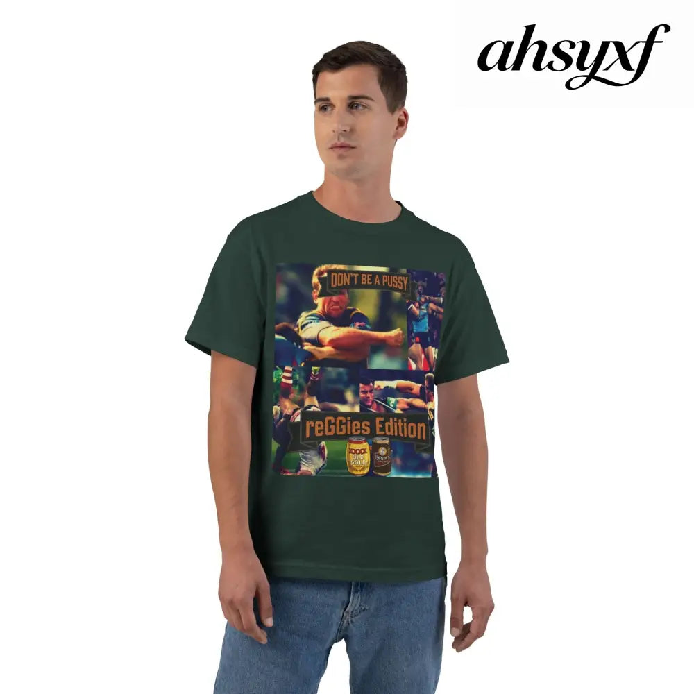 Don’t Be A Pussy | Graphic Tee | reGGies edition - Deep Forest / S - T-Shirt