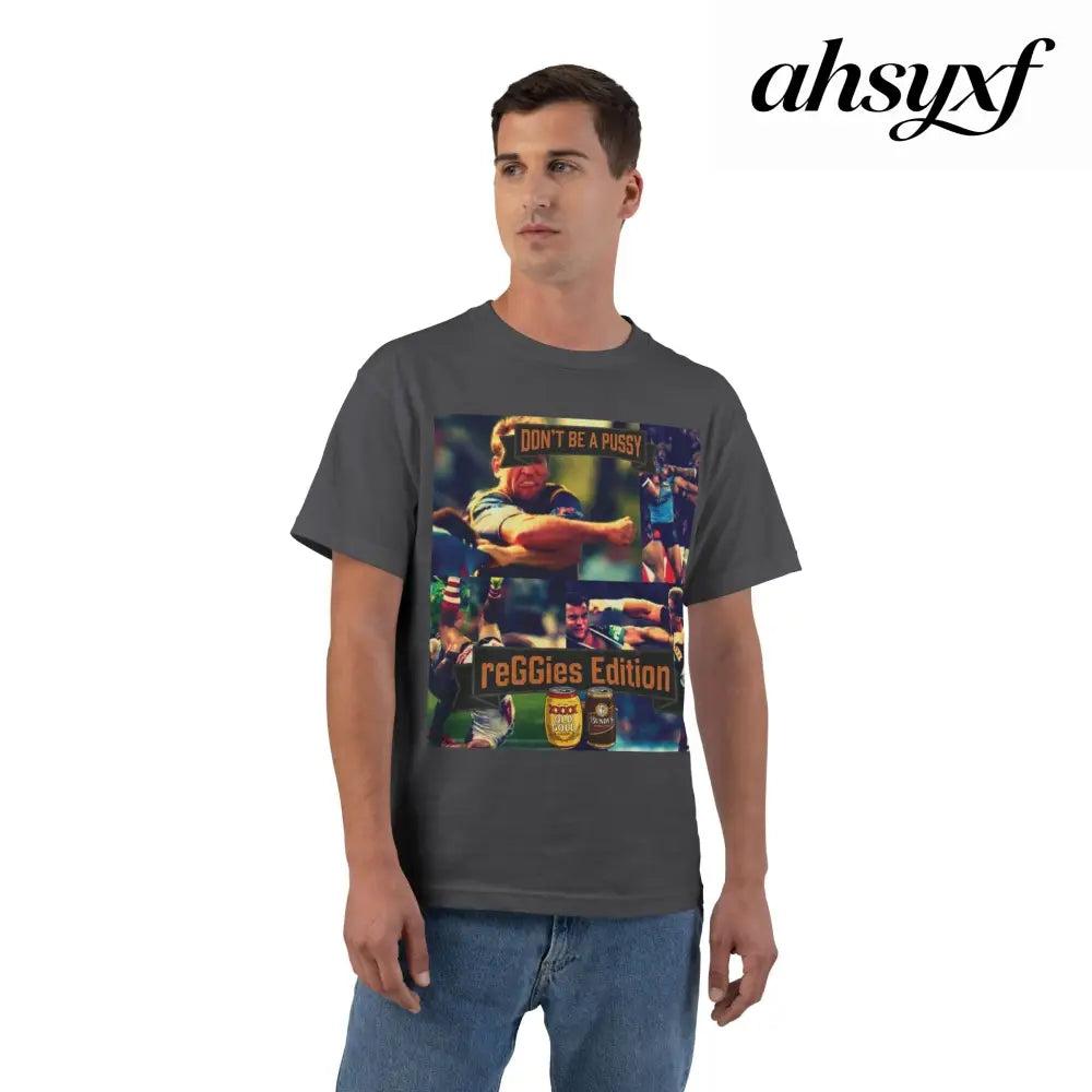 Don’t Be A Pussy | Graphic Tee | reGGies edition - Smoke Grey / S - T-Shirt