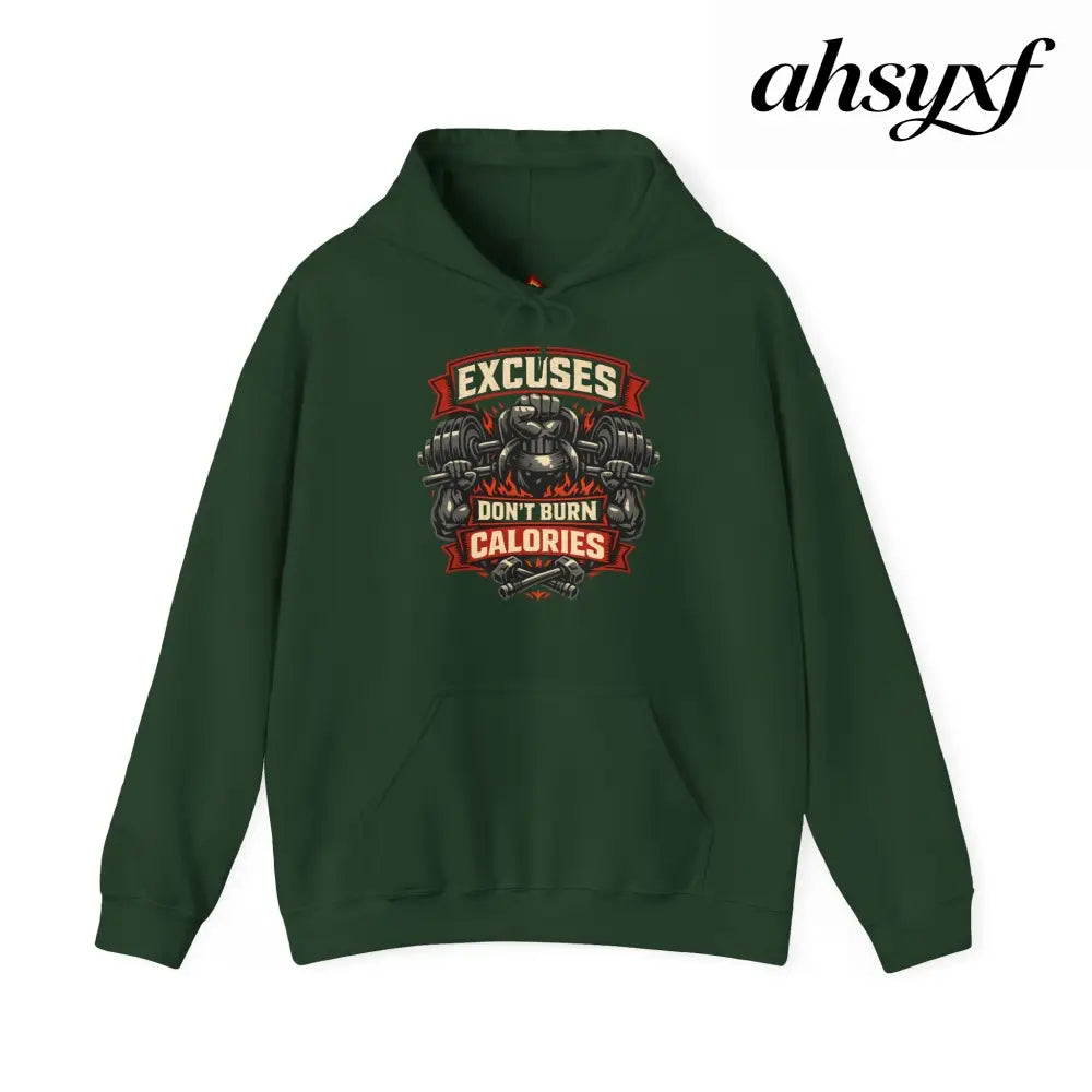 DON’T BE A PUSSY | Gym Hoodie - Forest Green / S - Hoodie