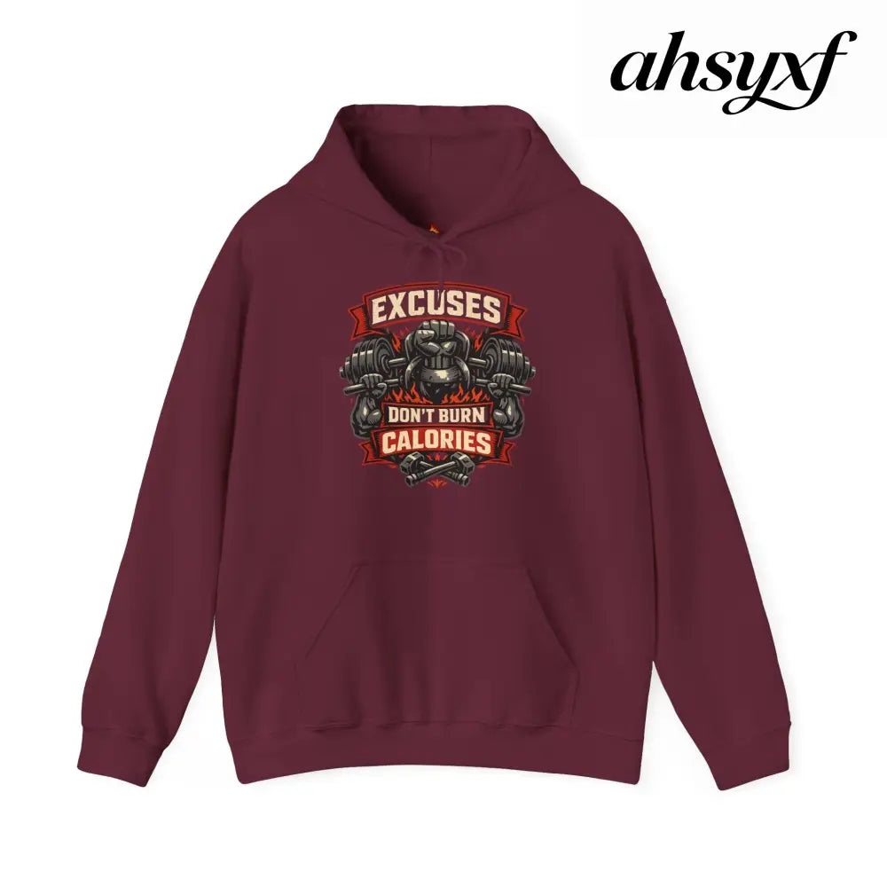 DON’T BE A PUSSY | Gym Hoodie - Maroon / S - Hoodie