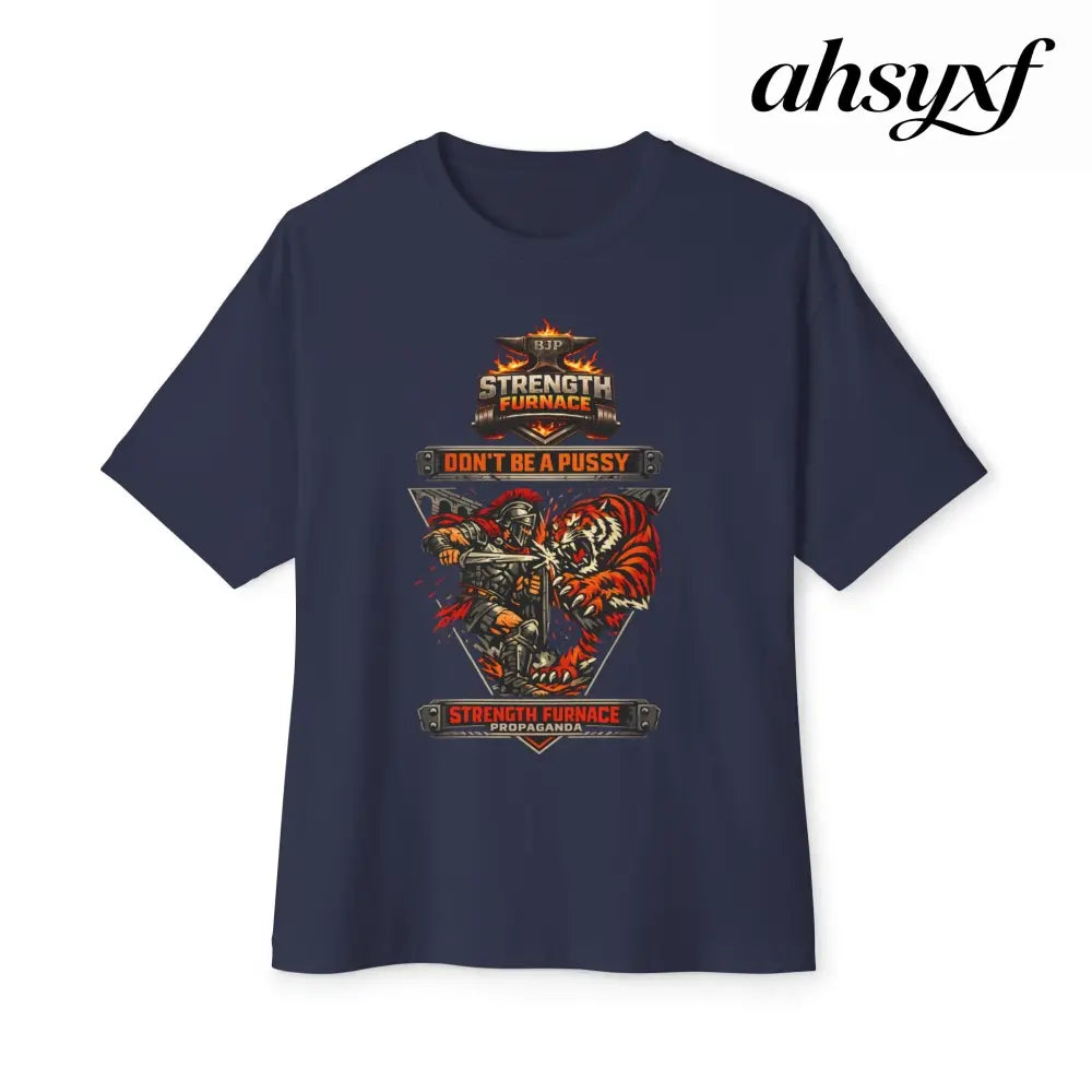 Don’t be a Pussy | Ned Graphic Tee - Navy / XS - T-Shirt
