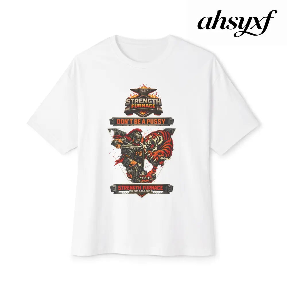 Don’t be a Pussy | Ned Graphic Tee - White / XS - T-Shirt