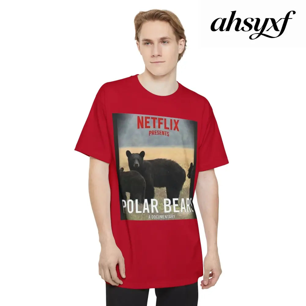Don’t be a Pussy | Polar Bears & Pug Graphic Tall Tee - T-Shirt