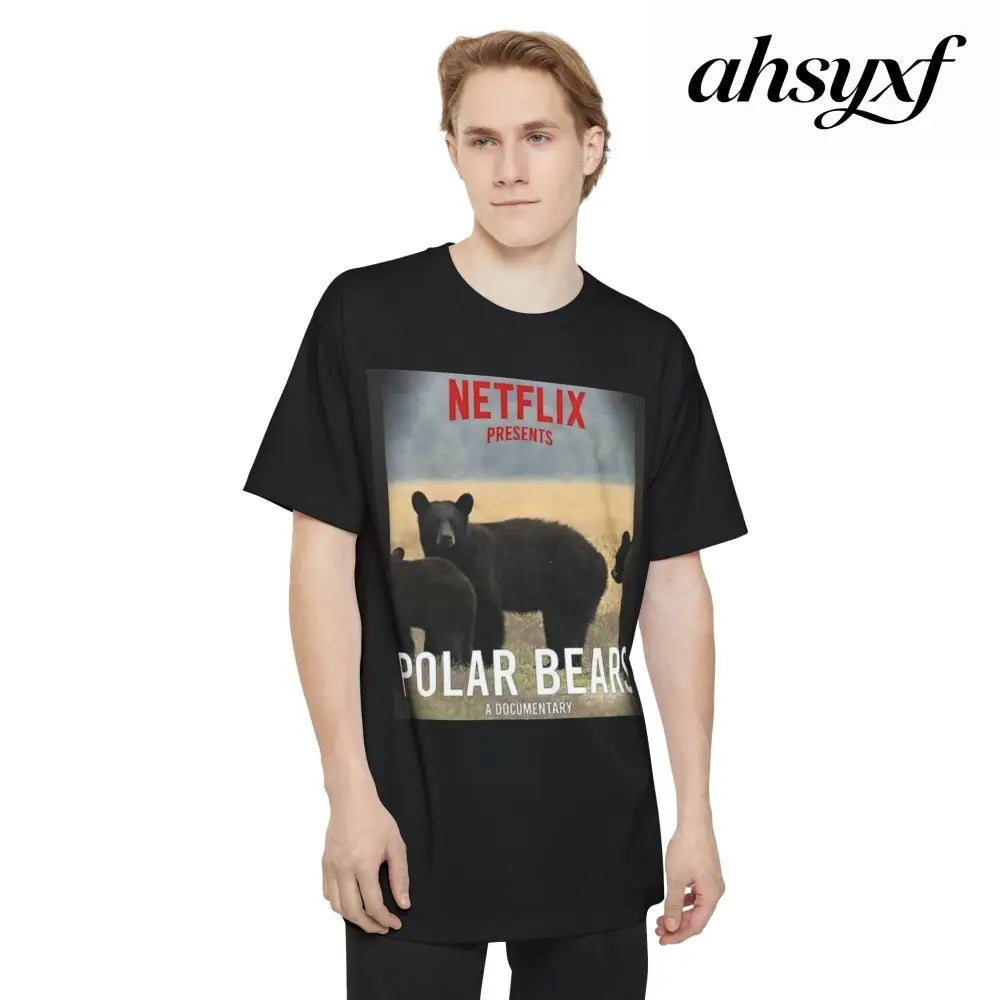 Don’t be a Pussy | Polar Bears & Pug Graphic Tall Tee - T-Shirt