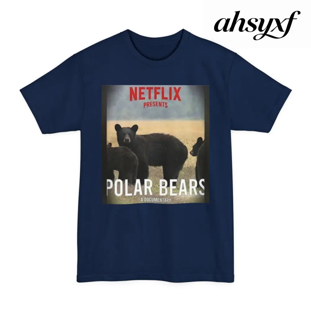 Don’t be a Pussy | Polar Bears & Pug Graphic Tall Tee - T-Shirt