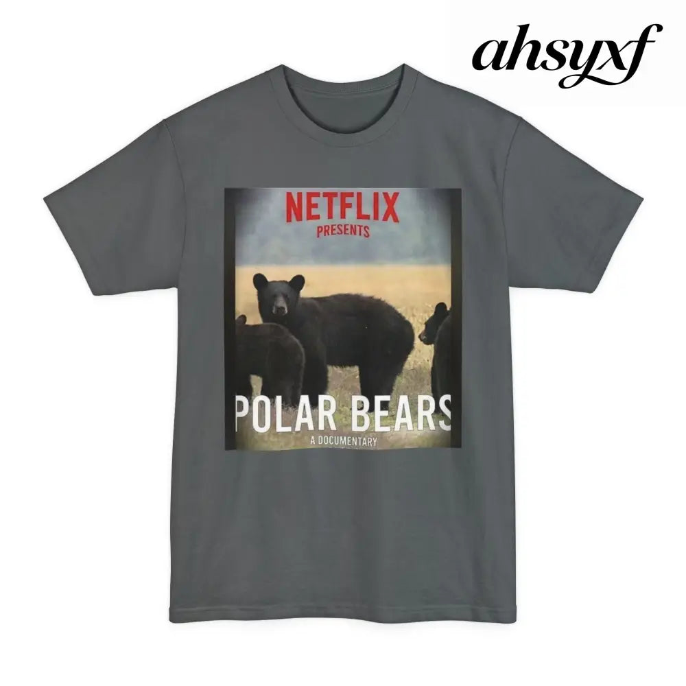 Don’t be a Pussy | Polar Bears & Pug Graphic Tall Tee - T-Shirt