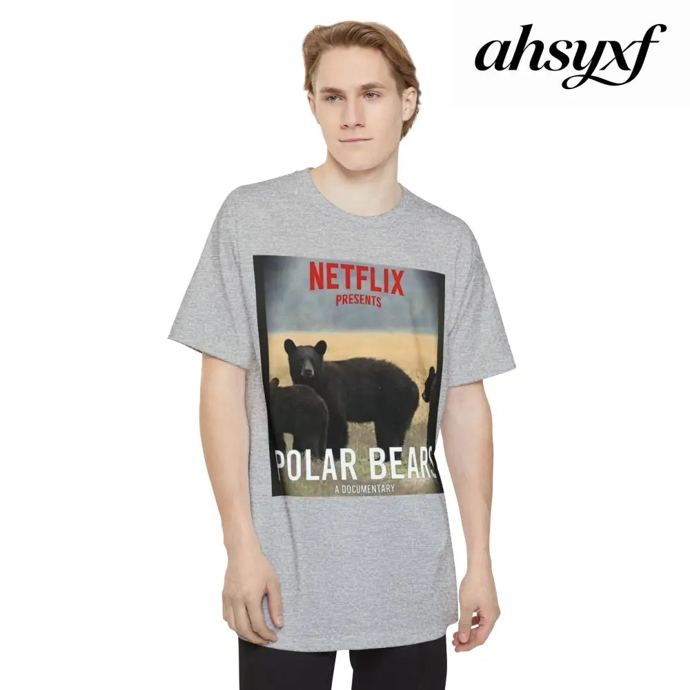 Don’t be a Pussy | Polar Bears & Pug Graphic Tall Tee - T-Shirt