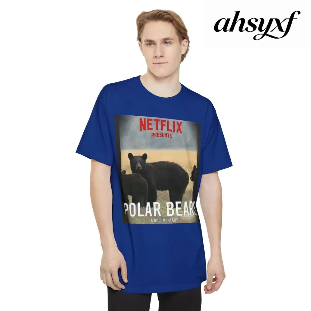 Don’t be a Pussy | Polar Bears & Pug Graphic Tall Tee - T-Shirt