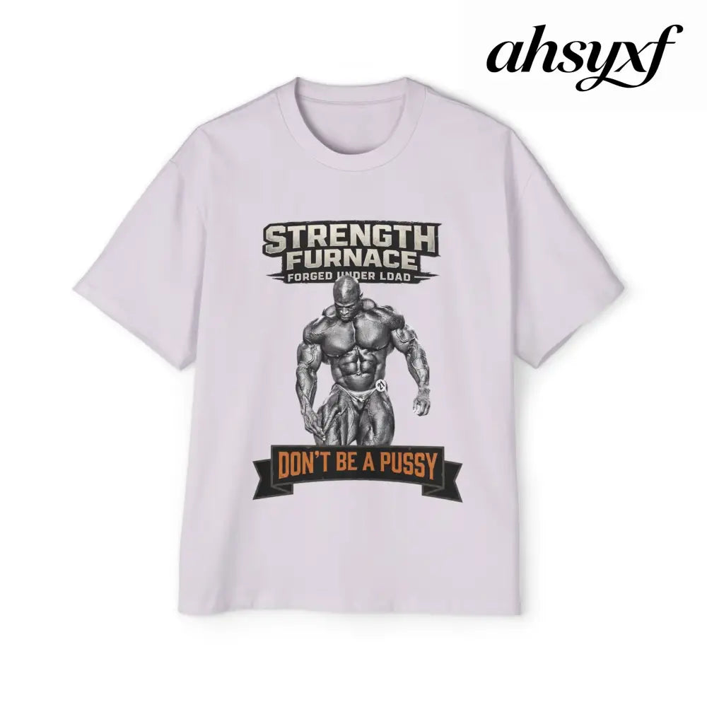 Don’t be a Pussy | Ronnie Oversized Heavy Tee - S / Orchid - T-Shirt