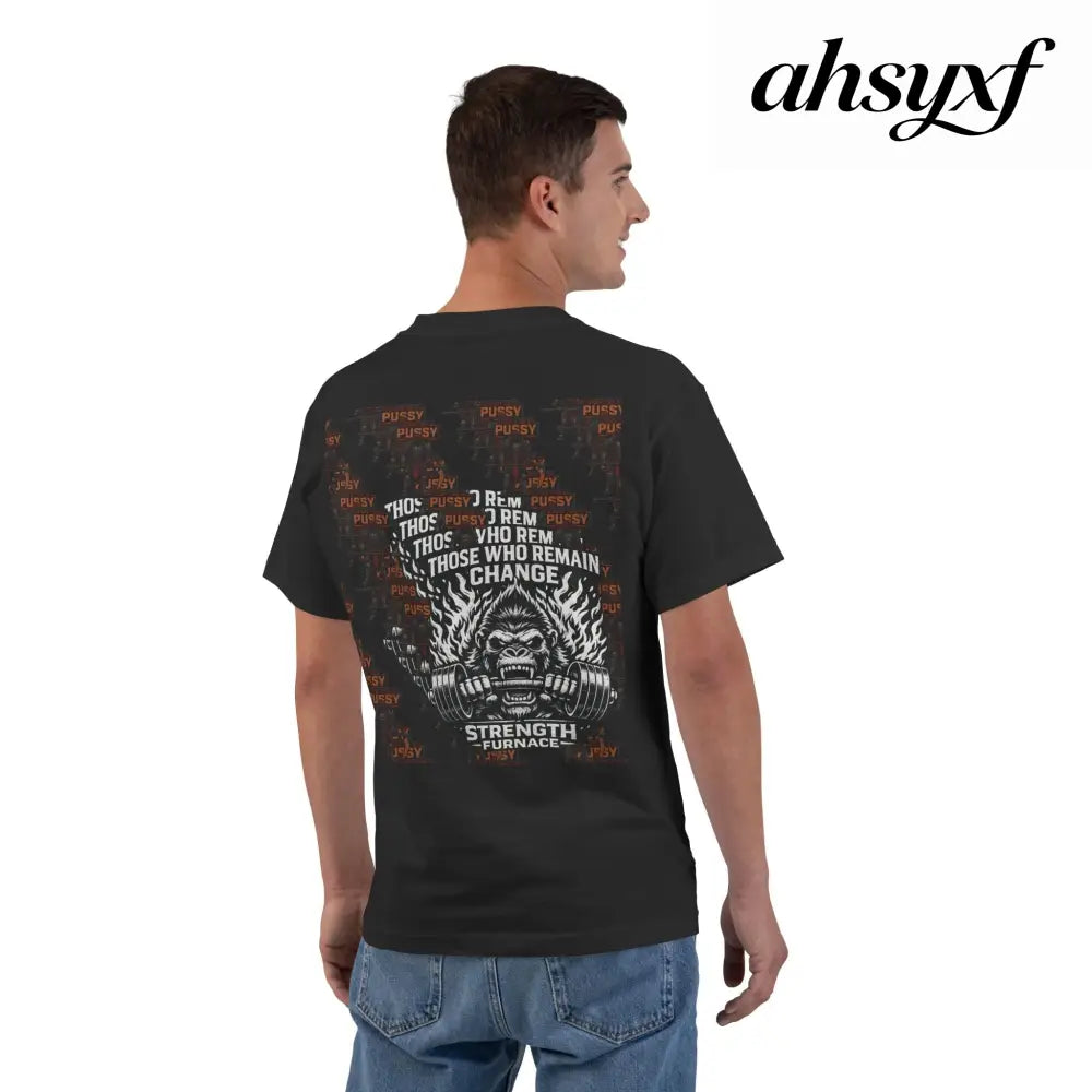 Don’t be a Pussy | Skull Graphic T-Shirt - T-Shirt