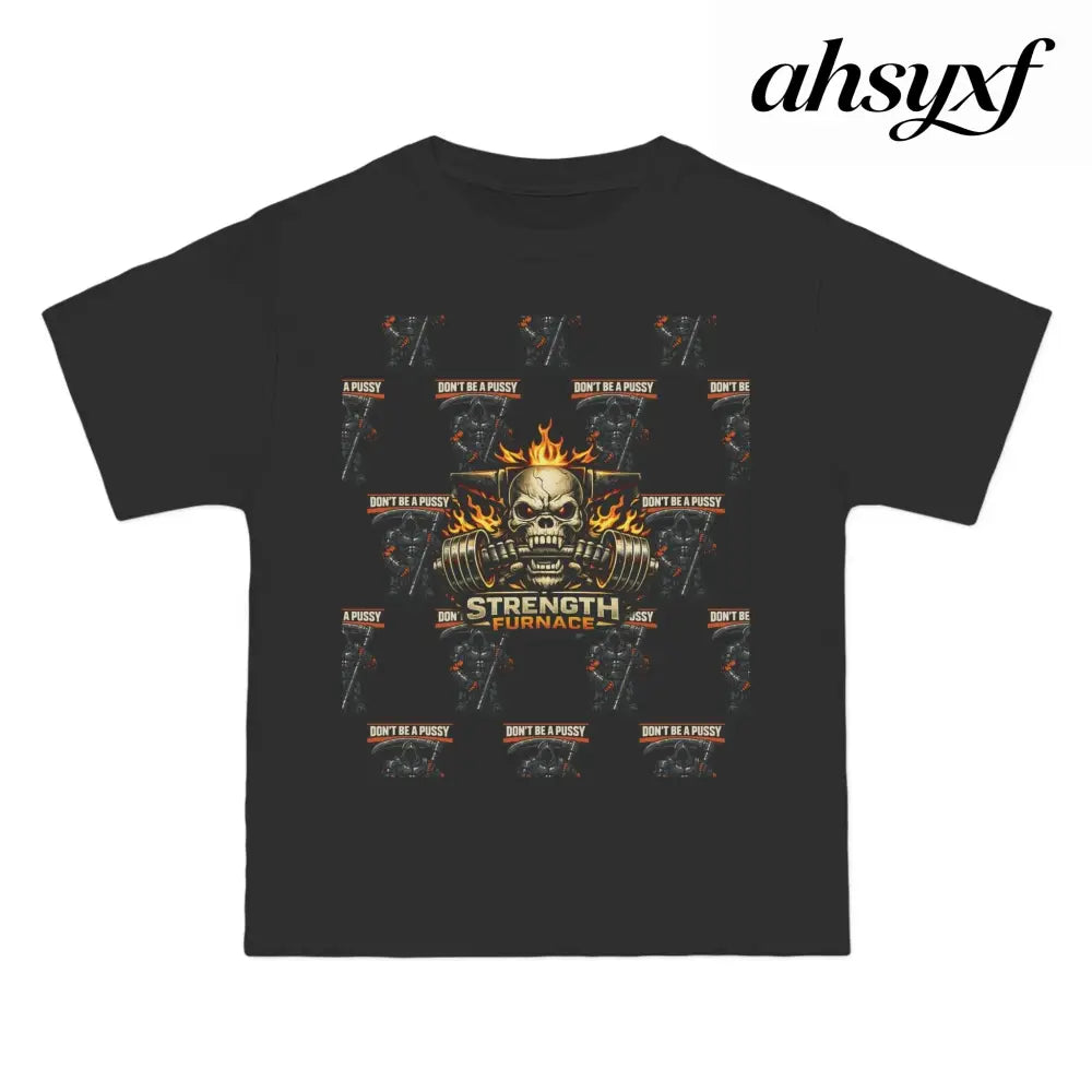 Don’t be a Pussy | Skull Graphic T-Shirt - T-Shirt