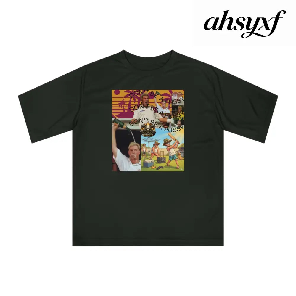 Don’t be a Pussy | Warnie | Graphic Tee - Black / XS - T-Shirt