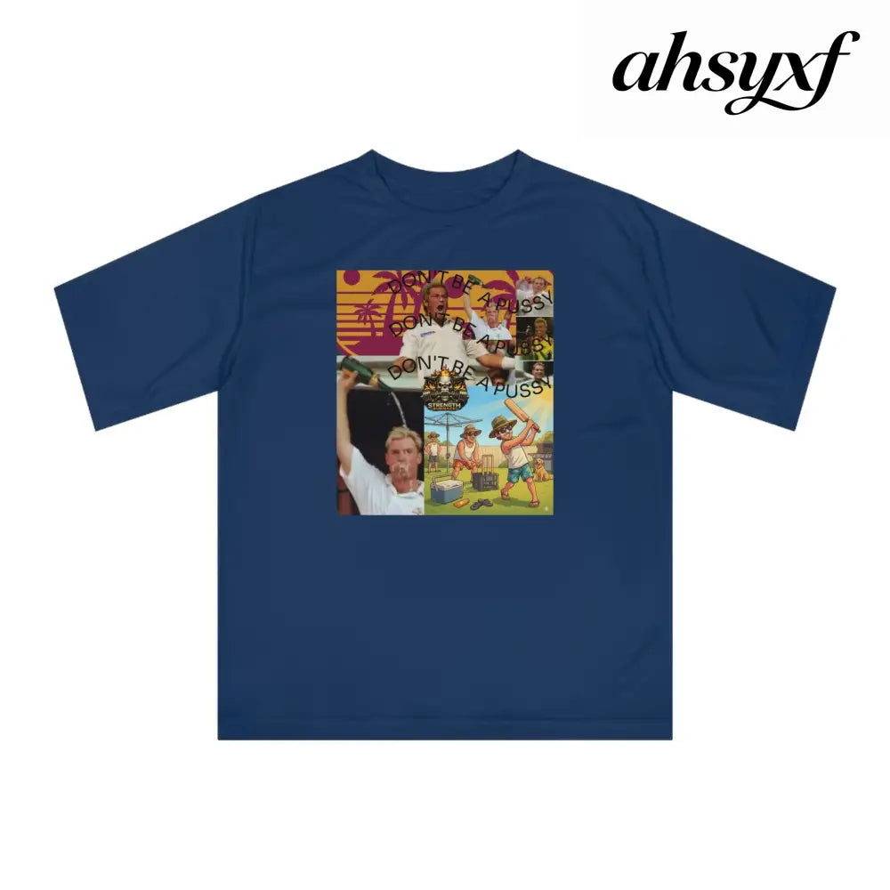Don’t be a Pussy | Warnie | Graphic Tee - Sport Dark Navy / XS - T-Shirt