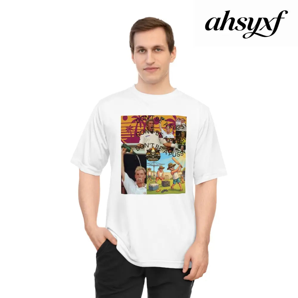 Don’t be a Pussy | Warnie | Graphic Tee - White / XS - T-Shirt