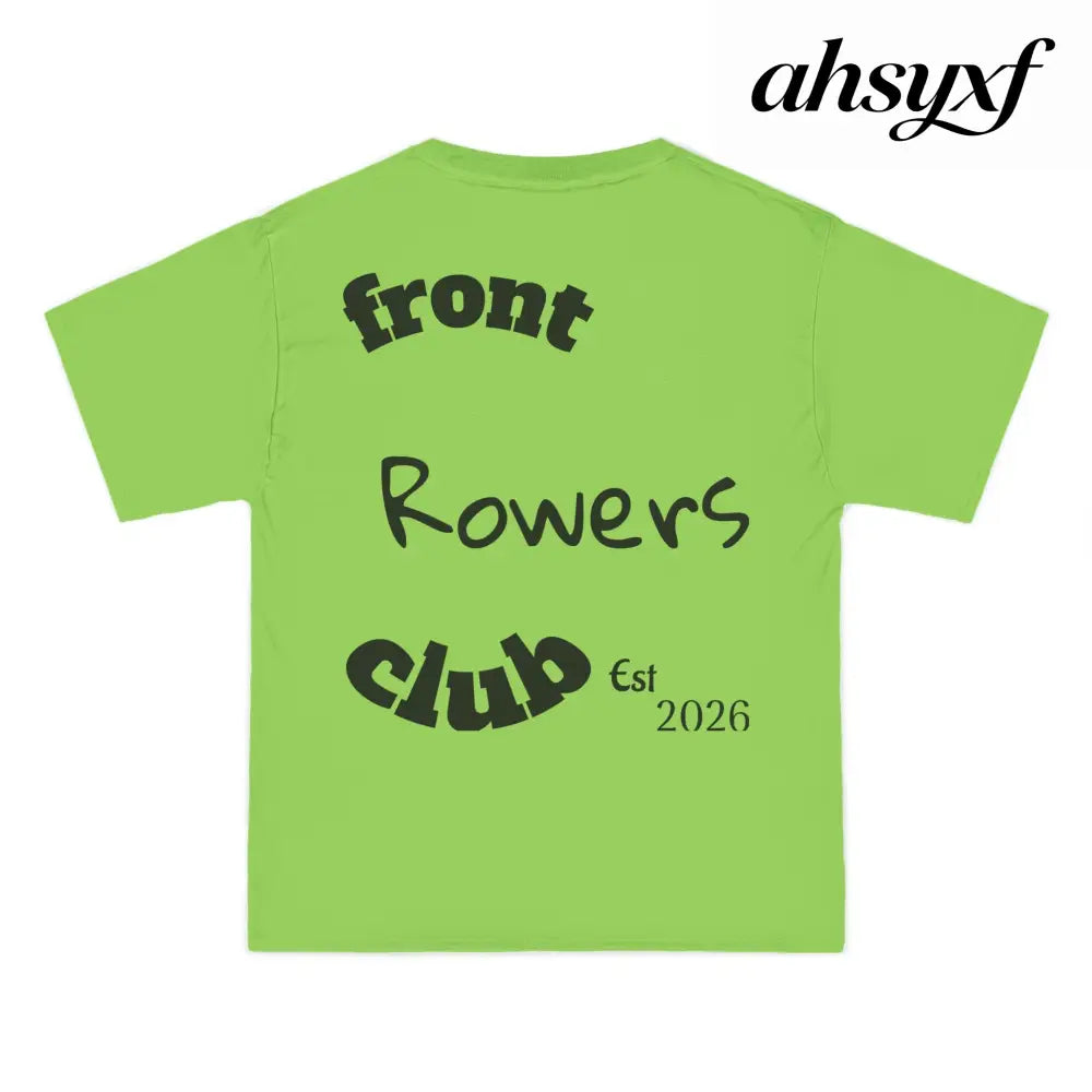 Front Row Social Club T-Shirt, Vintage Rowers Club Graphic Tee - T-Shirt