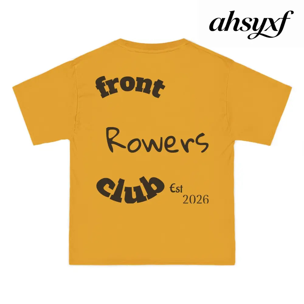 Front Row Social Club T-Shirt, Vintage Rowers Club Graphic Tee - T-Shirt