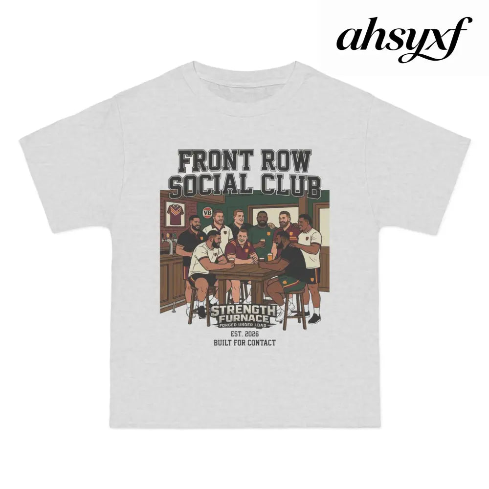 Front Row Social Club T-Shirt, Vintage Rowers Club Graphic Tee - T-Shirt