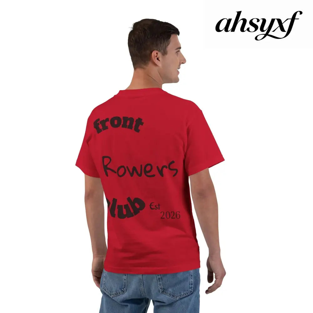 Front Row Social Club T-Shirt, Vintage Rowers Club Graphic Tee - T-Shirt