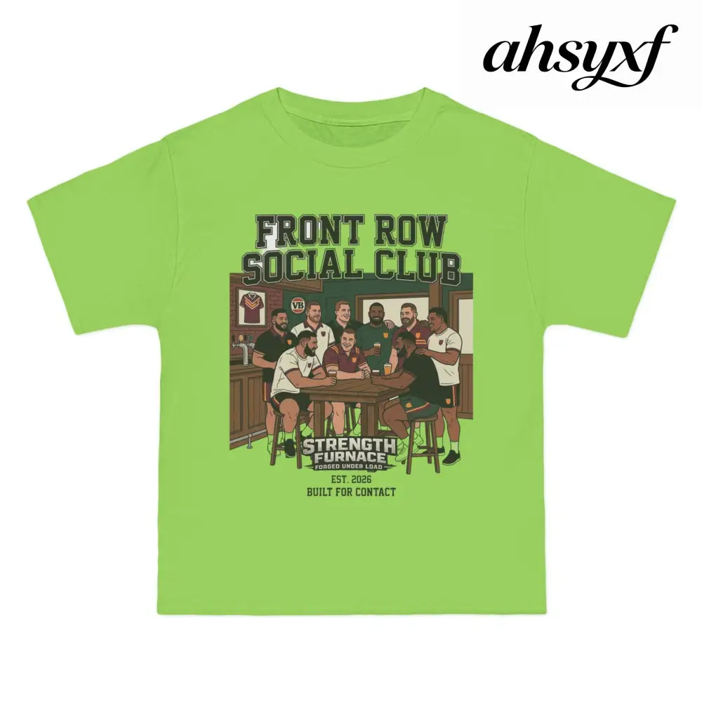 Front Row Social Club T-Shirt, Vintage Rowers Club Graphic Tee - T-Shirt