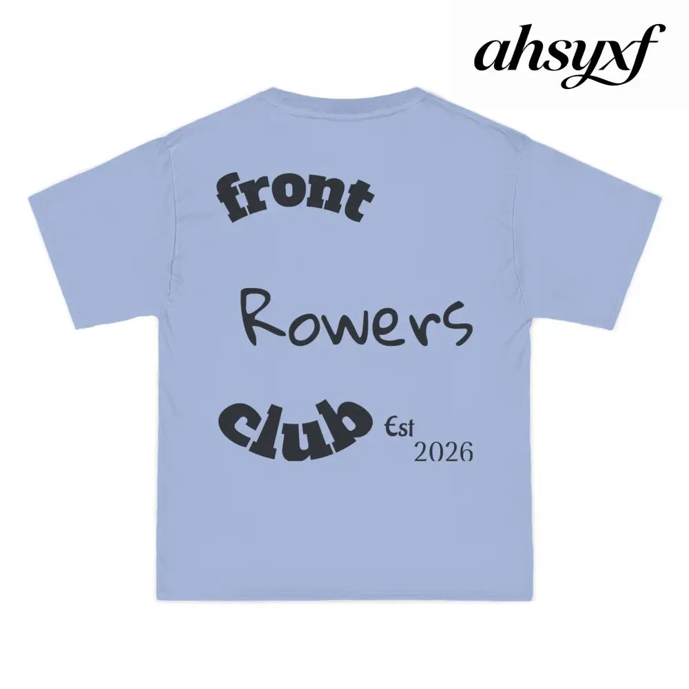 Front Row Social Club T-Shirt, Vintage Rowers Club Graphic Tee - T-Shirt