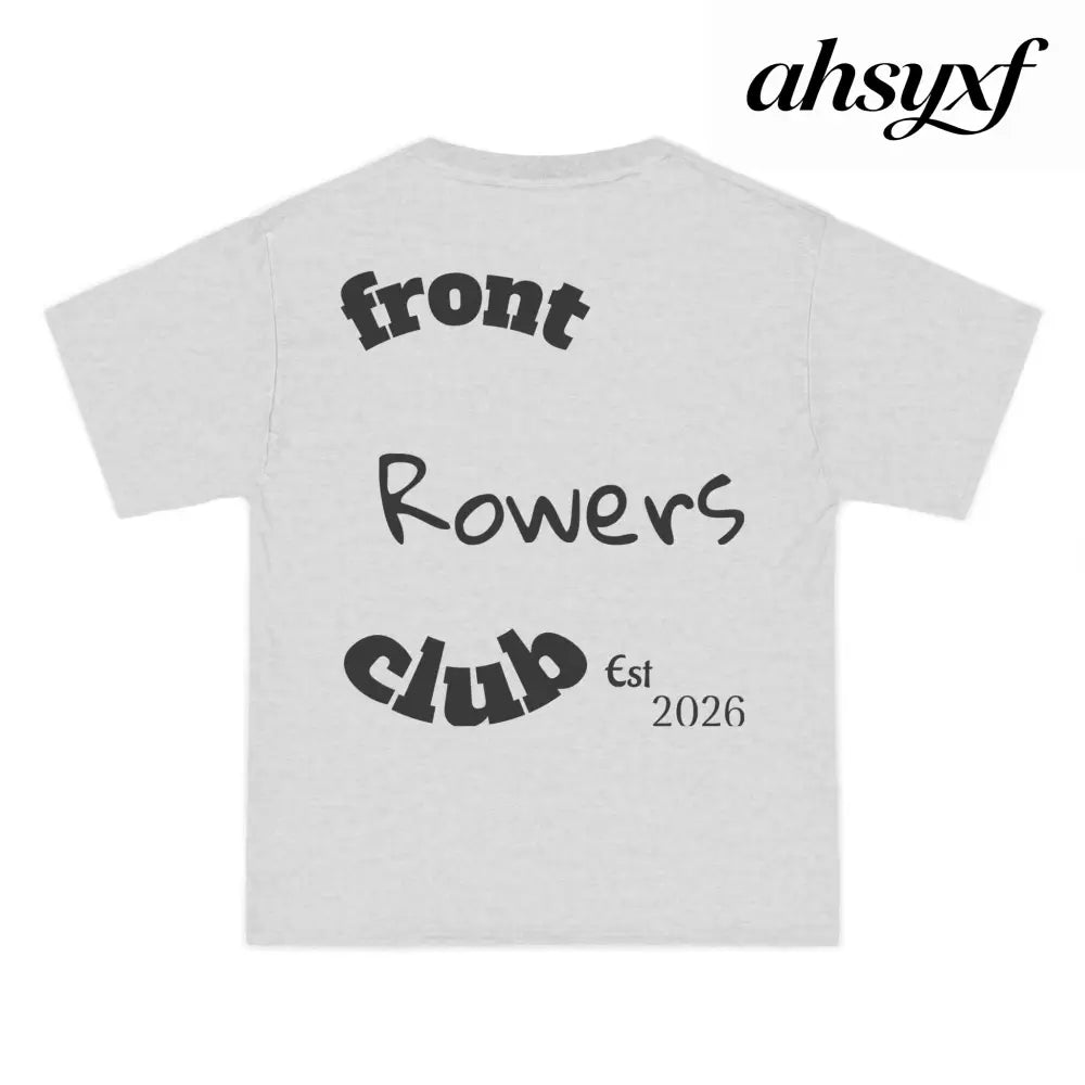 Front Row Social Club T-Shirt, Vintage Rowers Club Graphic Tee - T-Shirt