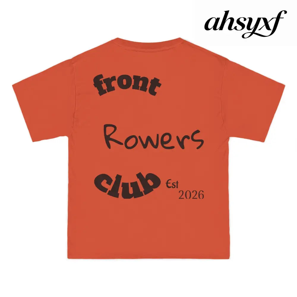 Front Row Social Club T-Shirt, Vintage Rowers Club Graphic Tee - T-Shirt