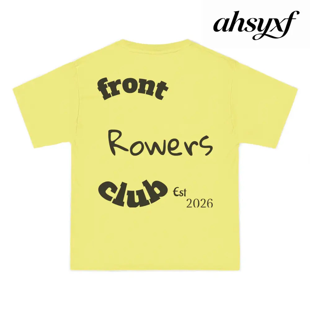 Front Row Social Club T-Shirt, Vintage Rowers Club Graphic Tee - T-Shirt