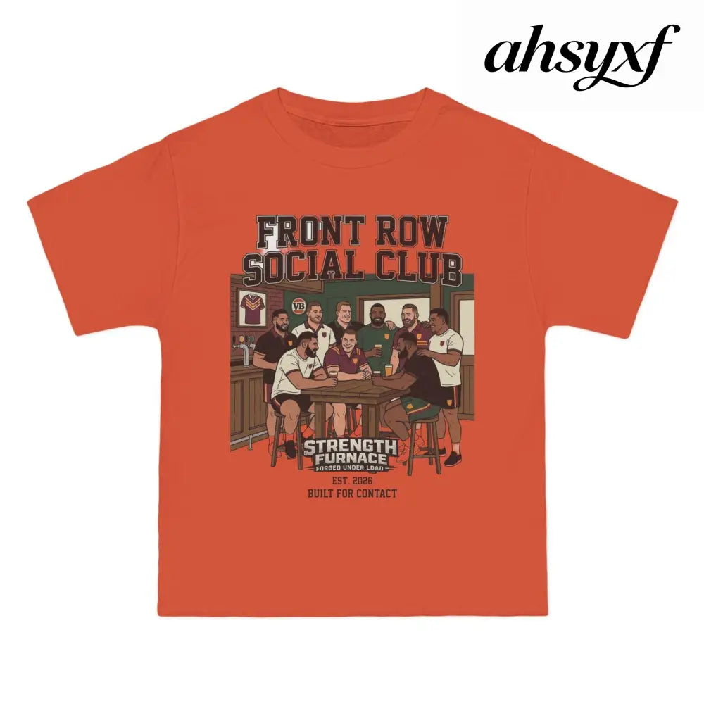 Front Row Social Club T-Shirt, Vintage Rowers Club Graphic Tee - T-Shirt