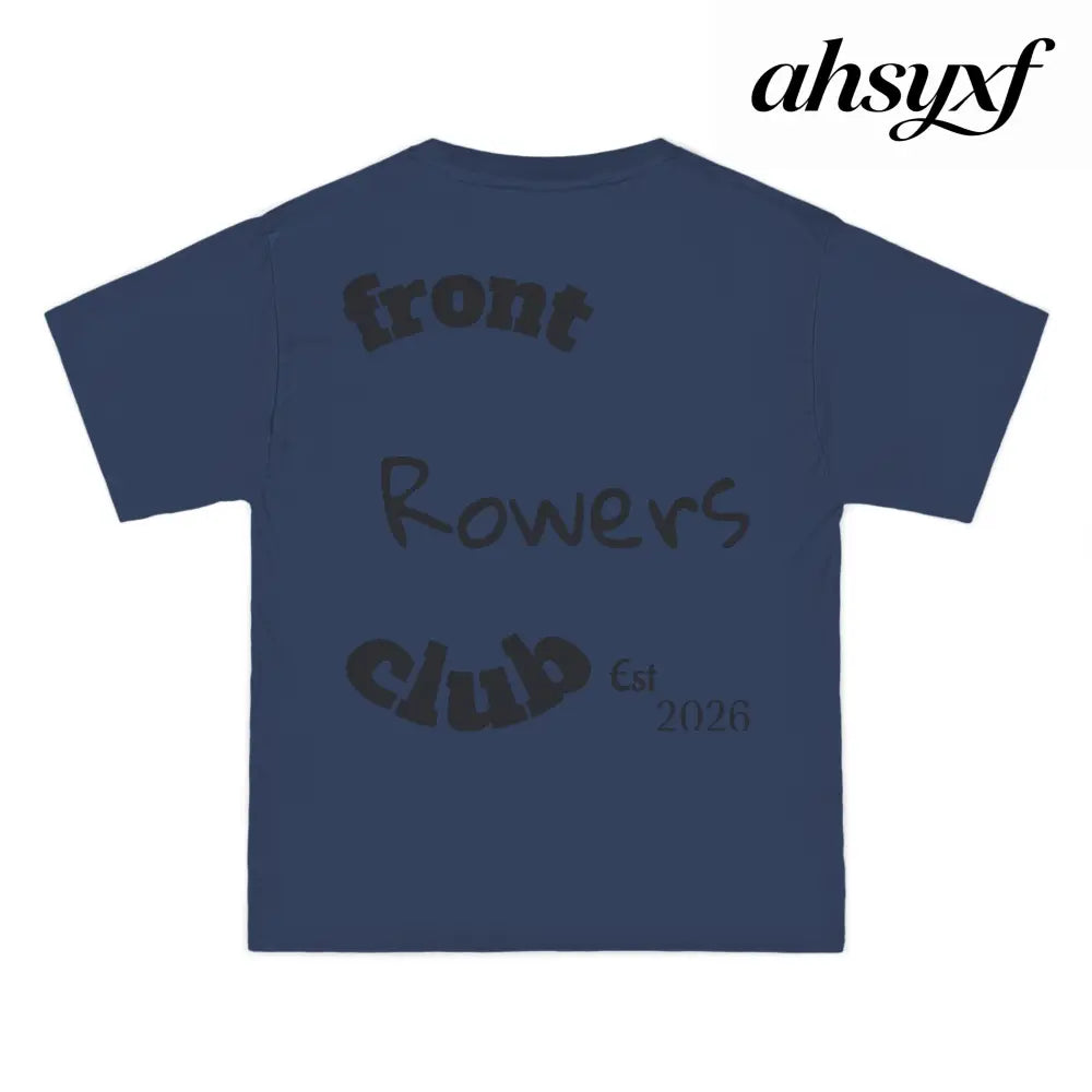 Front Row Social Club T-Shirt, Vintage Rowers Club Graphic Tee - T-Shirt