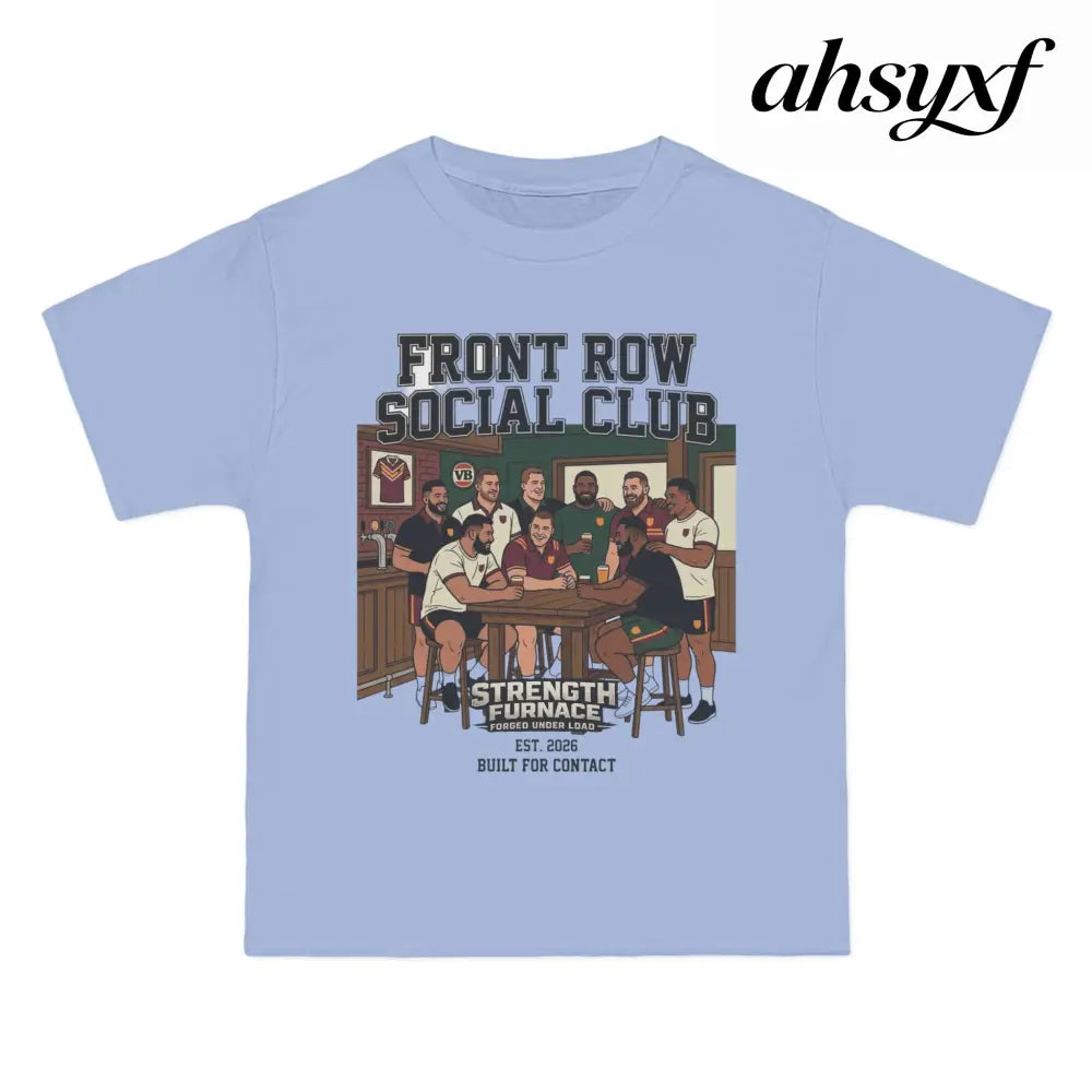 Front Row Social Club T-Shirt, Vintage Rowers Club Graphic Tee - T-Shirt