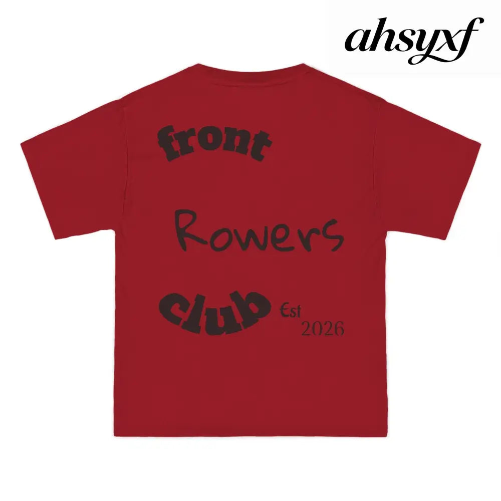 Front Row Social Club T-Shirt, Vintage Rowers Club Graphic Tee - T-Shirt