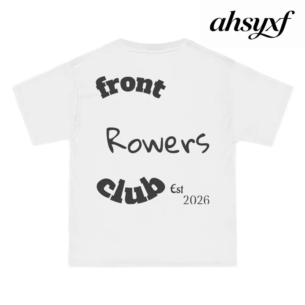 Front Row Social Club T-Shirt, Vintage Rowers Club Graphic Tee - T-Shirt