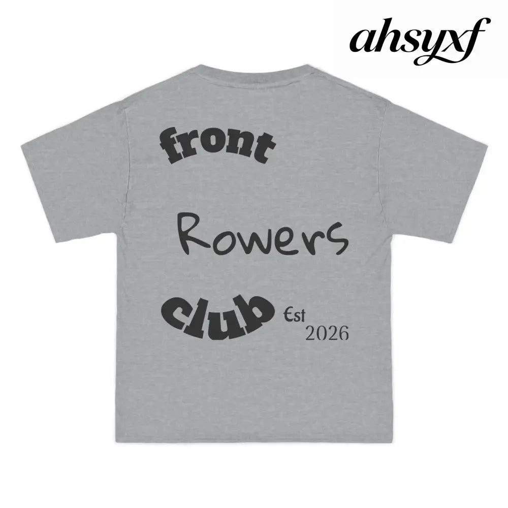 Front Row Social Club T-Shirt, Vintage Rowers Club Graphic Tee - T-Shirt